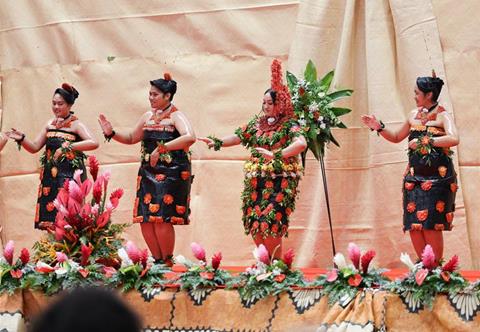 cultural performance by the students of Tonga High School