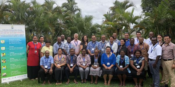 Participants from Tonga, Tokelau, Fiji and Solomon Islands, PGCFE training modules organised in Fiji in October 2018
