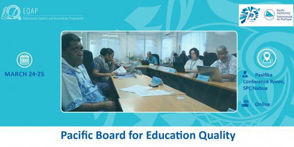 Annual Meeting of the Pacific Board for Education Quality