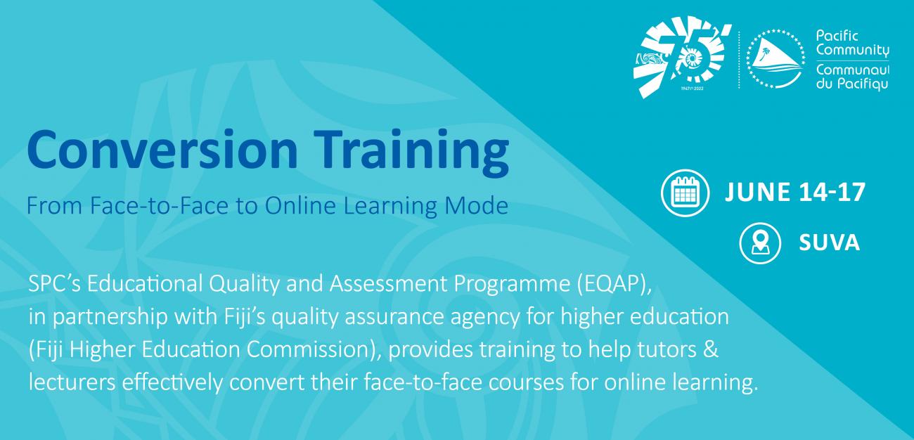 Conversion Training from Face-toFace to Virtual Mode for Fiji's Higher Education Institutions