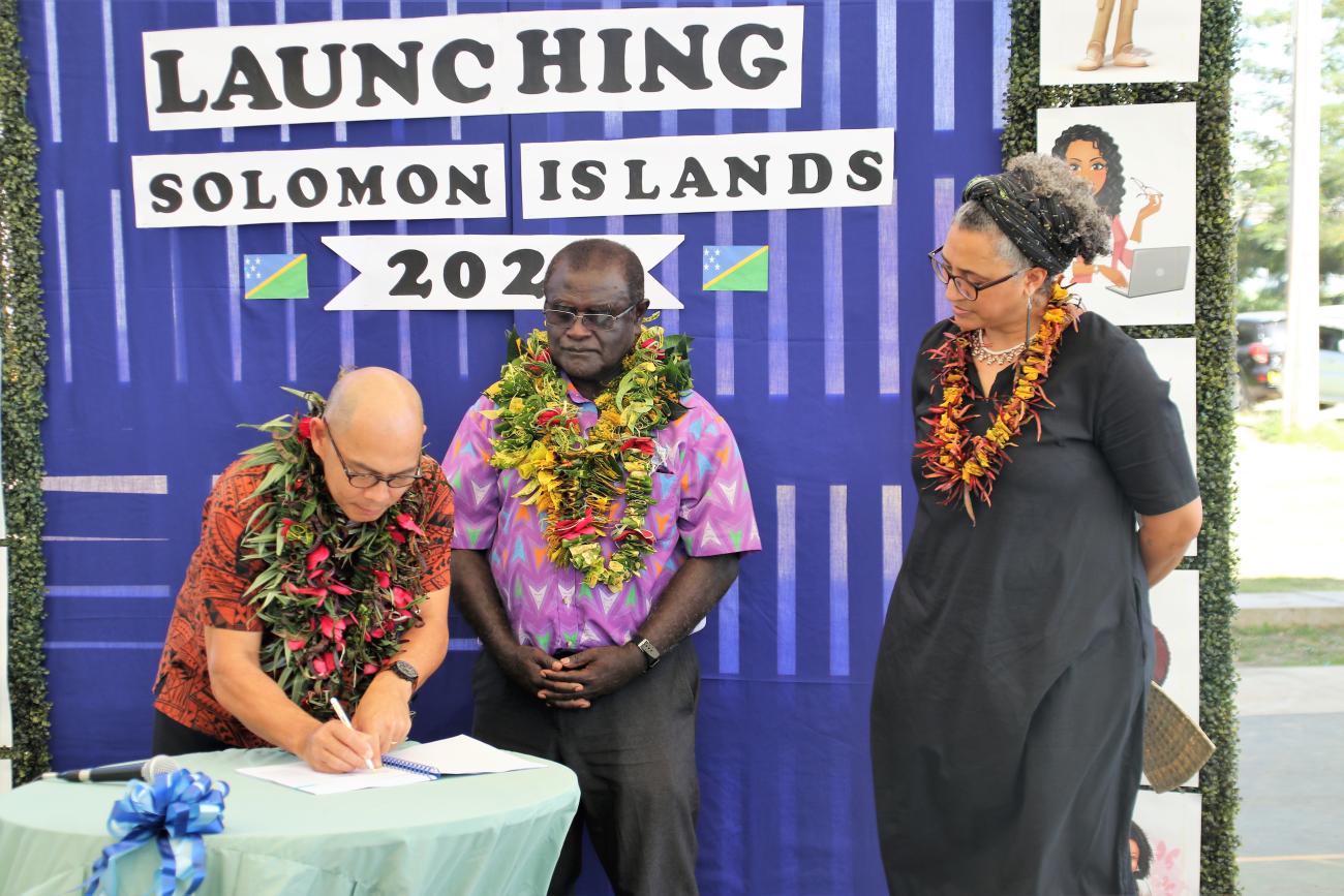 New project launched to empower youth not engaged in education, employment or training in the Solomon Islands