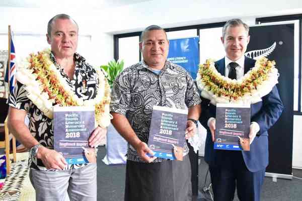 (Image: Jonathan Curr, New Zealand High Commissioner to Fiji, John Feakes, Australian High Commissioner to Fiji, Dr Tufoua Panapa, Fiji PS Education, Youth and Sports)