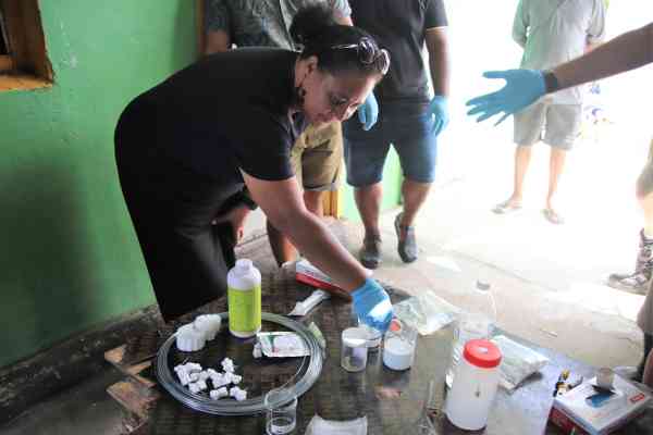 Plant health team answers call to help eradicate fruit fly on Tuvalu island 