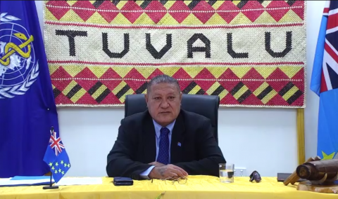Honourable Isaia Taape, Minister of Health, Social Welfare and Gender Affairs of Tuvalu