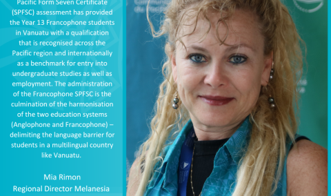 Mia Rimon, Regional Director for Melanesia