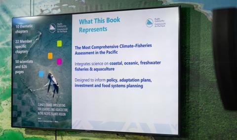  Climate Change Implications for Fisheries and Aquaculture in the Pacific Islands Region, launched at COP30 in Belém.