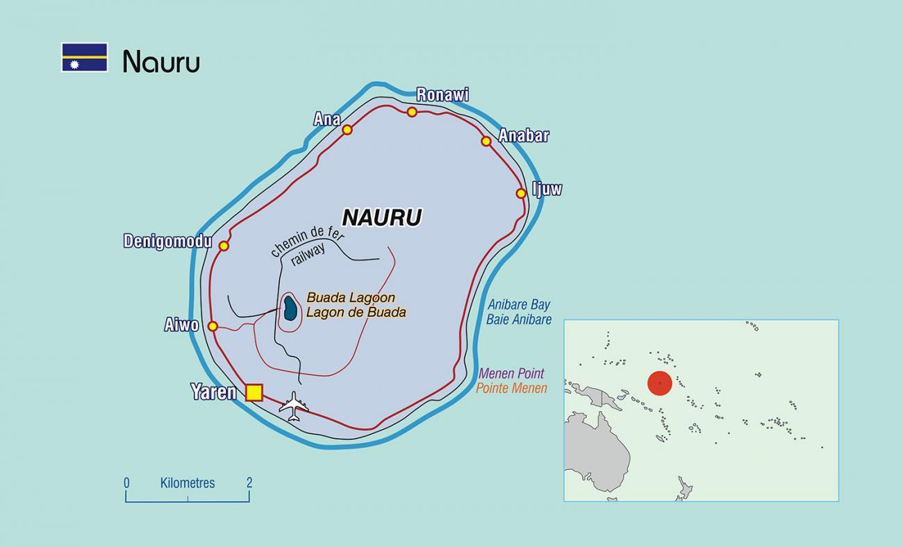 Carte de Nauru